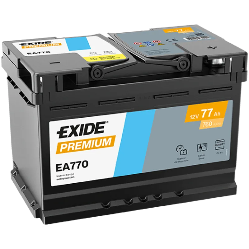Exide - Autobatéria Premium 12V 77Ah 760A P+