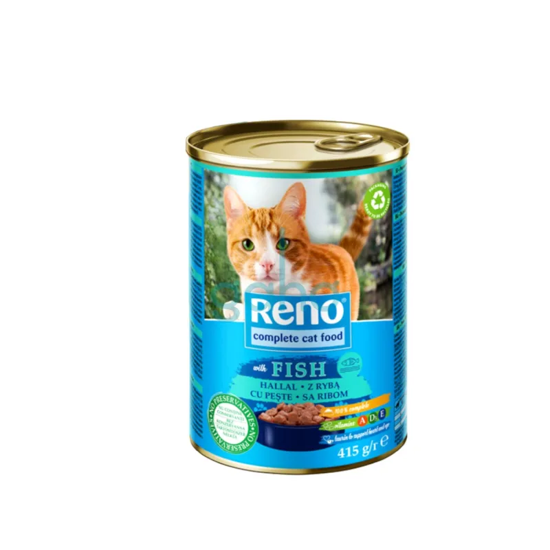 KRMIVO PRE MAČKY konzerva, rybacie 0,415g Reno