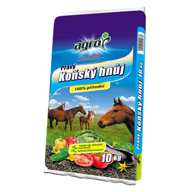 AGRO Pravý konský hnoj 10 kg