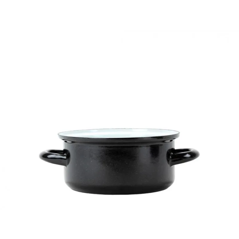 Smaltovaný kastról ø 28 cm – 8,5 l – STANDARD čierny | SFINX