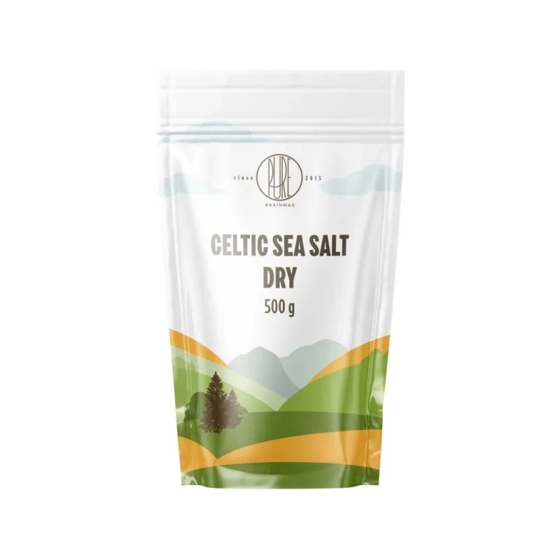 KELTSKÁ MOŘSKÁ SŮL - SUCHÁ - DRY 500 g BRAINMAX