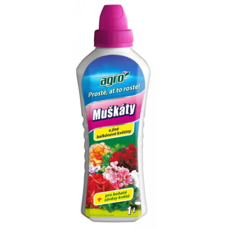 Hnojivo kvapalné na MUŠKÁTY 1 L /Agro/