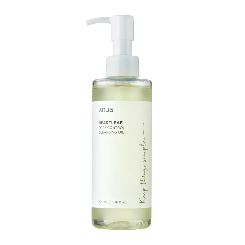 Čistiaci olej s srdcovníkom sercolistým Heartleaf Pore Control Cleansing Oil ANUA