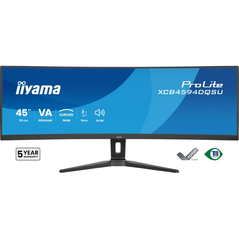 iiyama ProLite/XCB4594DQSU-B1/44,5"/VA/DQHD/75Hz/2ms/Čierna