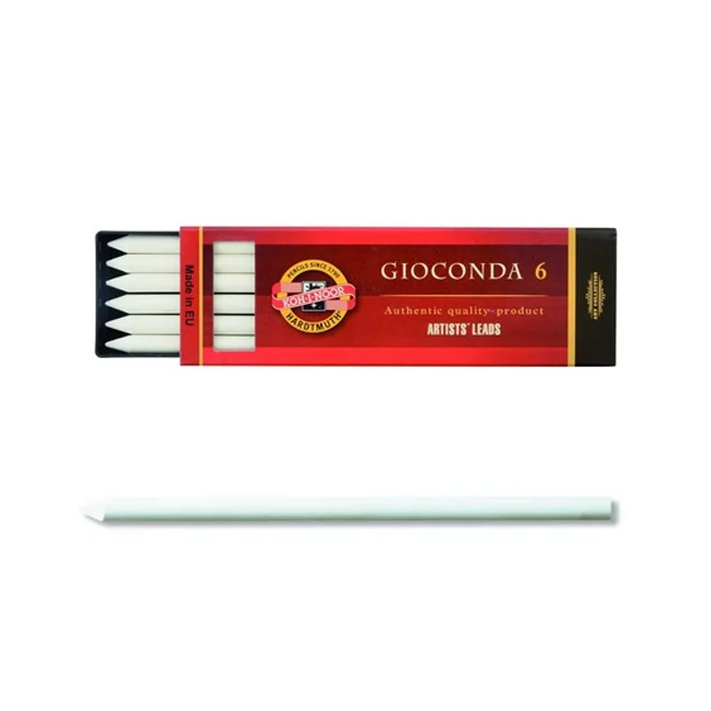krieda biela kresliarska 6ks, 5,6mm KOH-I-NOOR | Kreativnyraj.sk