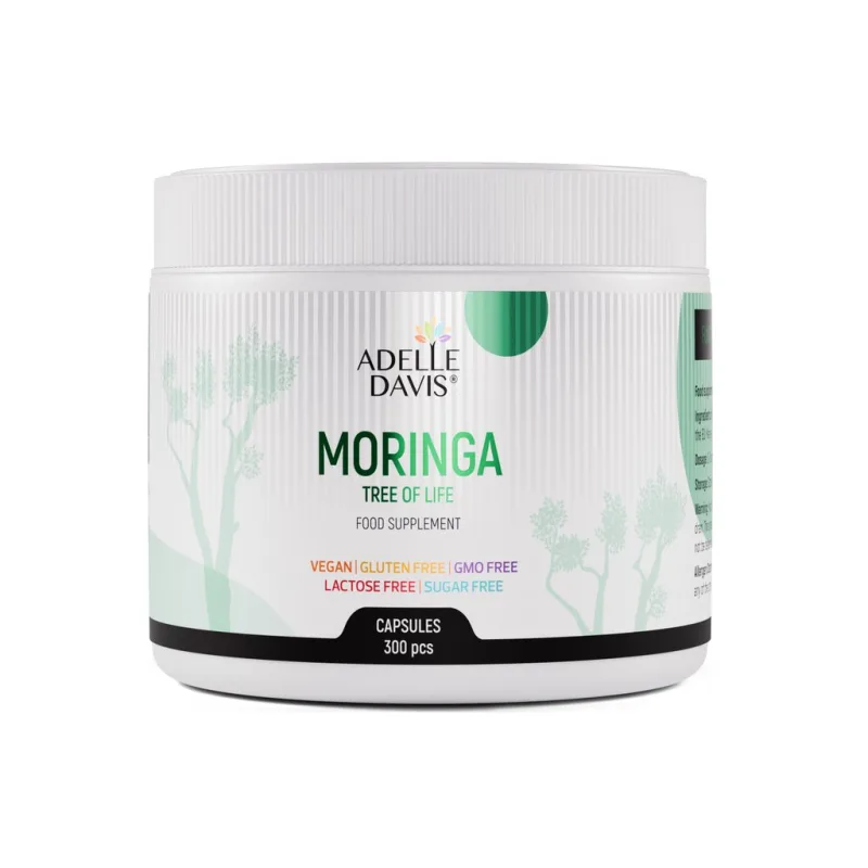 Adelle Davis - Moringa 930 mg, 300 kapsúl