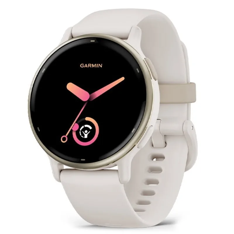 Vivoactive 5 Cream Gold z paskiem w kolorze Ivory