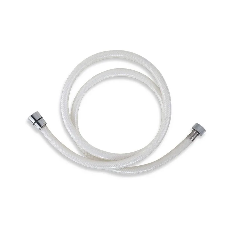 Plastová hadica NOVASERVIS 150 cm, biela/chróm, PVC/155,1