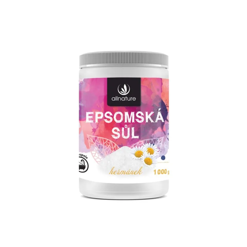 ALLNATURE Epsomská soľ - harmanček 1000 g