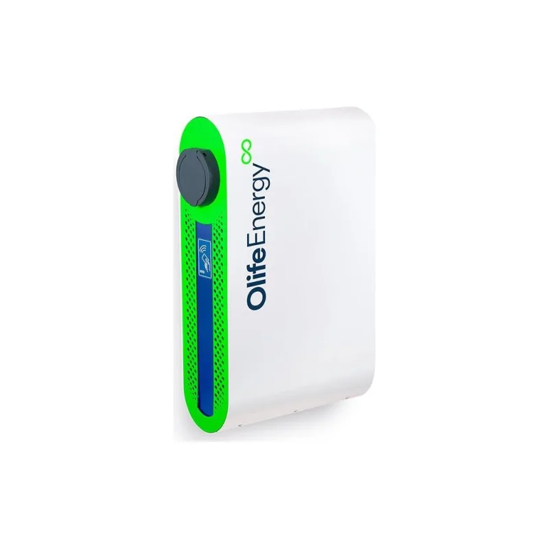 OlifeEnergy Double BOX, dobíjecí stanice se dvěma zásuvkami bez kabelu, 2x 22kW