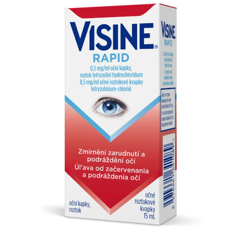Visine Rapid 0,5 mg/ml očné kvapky 15 ml
