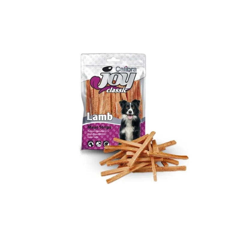 Calibra Joy Dog Adult Pamlsok Jahňacie pásiky 250g