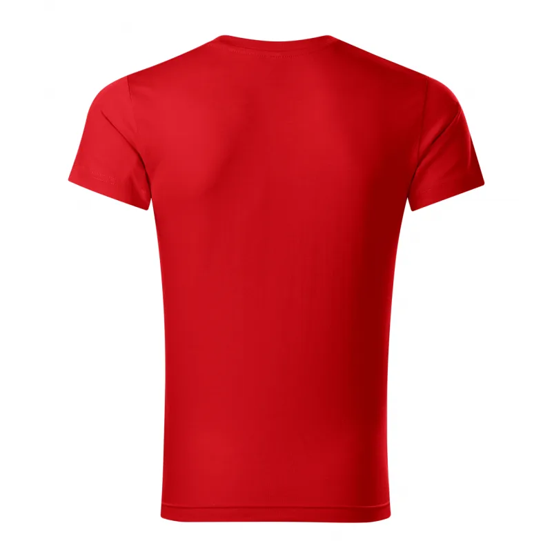 Tričko pánske Malfini Slim FIt V-Neck - červené