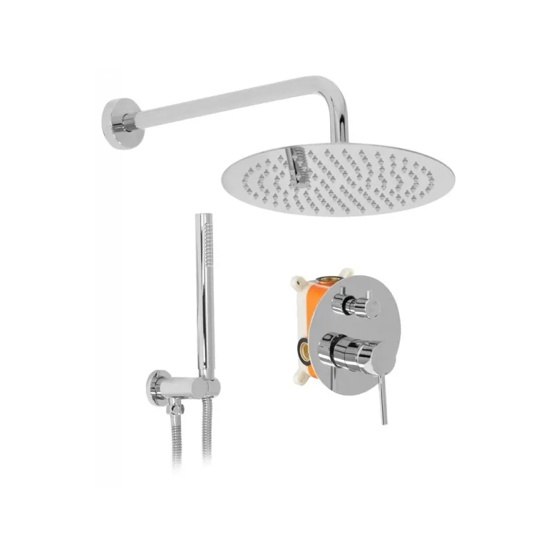 REA - Podomítková sprchová baterie Lungo chrom + box REA-P8007