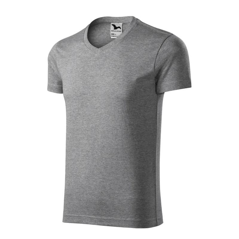 Pánska tričko MALFINI Slim Fit V neck 146