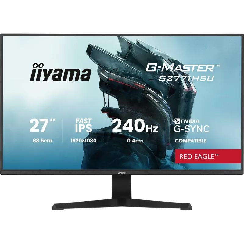 iiyama G-Master/G2771HSU-B1/27"/IPS/FHD/240Hz/0,4ms/Čierna
