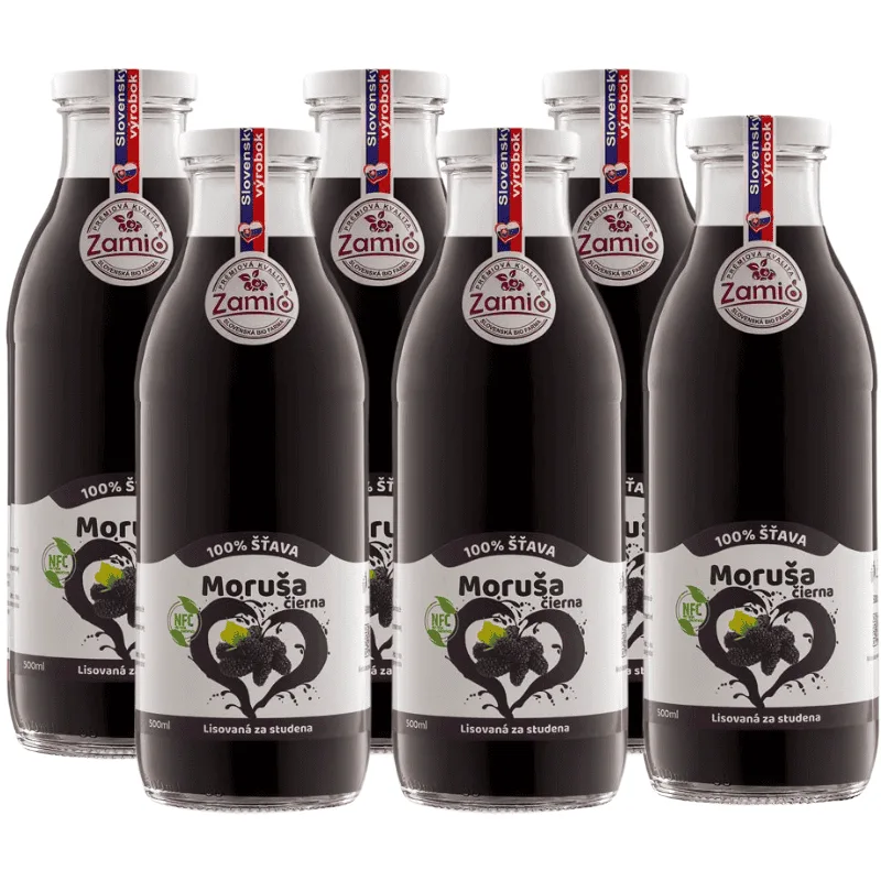 Detox kúra Moruša šťava 6x500ml ZAMIO