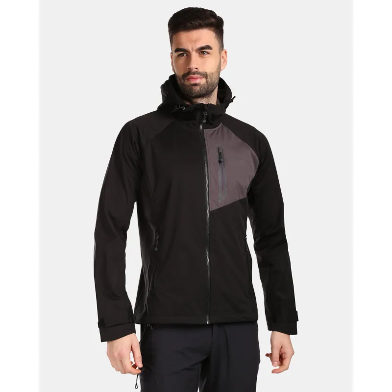 Men's softshell jacket Kilpi BELTRA-M - BLACK / S