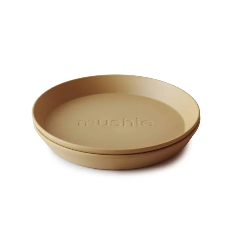 OKRÚHLY TANIERIK MUSHIE - MUSTARD, 2KS