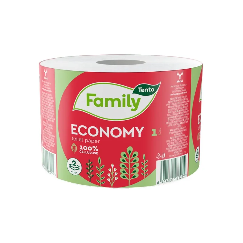 Tento Economy 2-vrstvový toaletný papier 1 ks - Tvoja drogéria