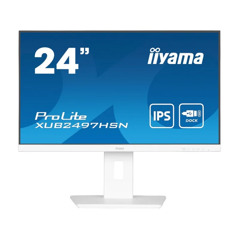 iiyama ProLite/XUB2497HSN-W2/23,8"/IPS/FHD/100Hz/1ms/White/3R