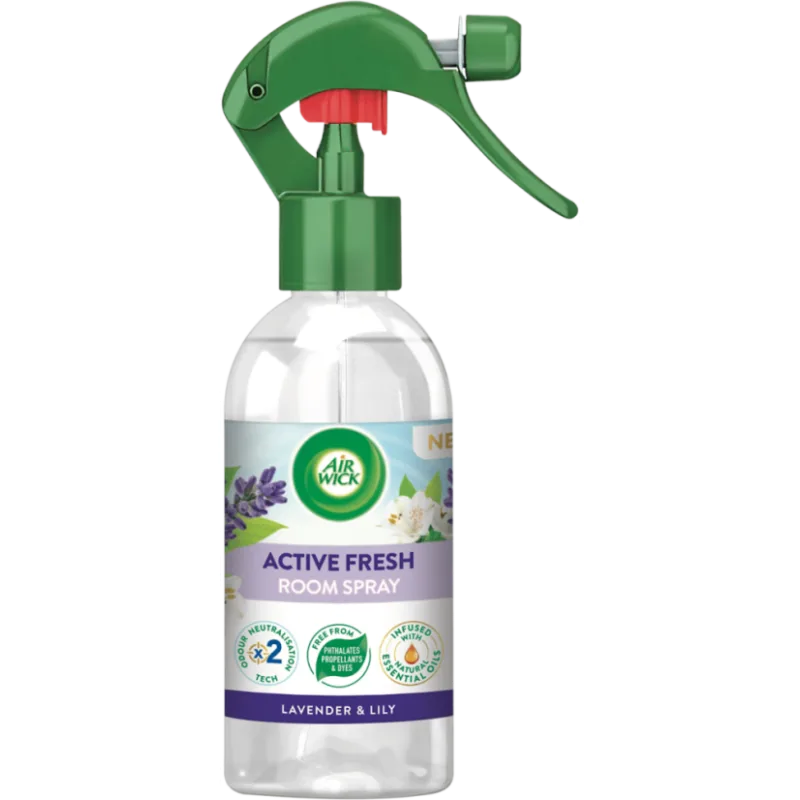 Air Wick Active Fresh osviežovač vzduchu Levanduľa a ľalia 237 ml