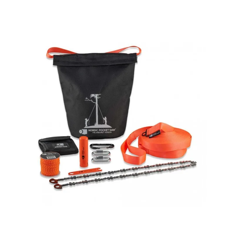 Nordic Pocket Saw Arborist V2 (Throw Saw) arboristická sada - reťazová píla