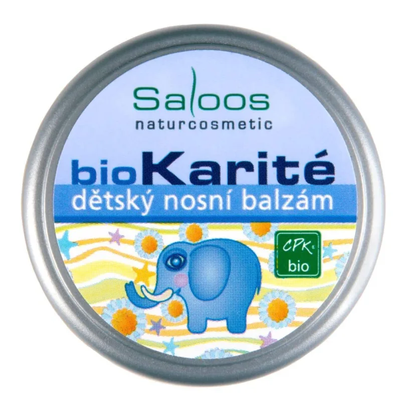Saloos BIO Karité Detský nosový balzam 19 ml