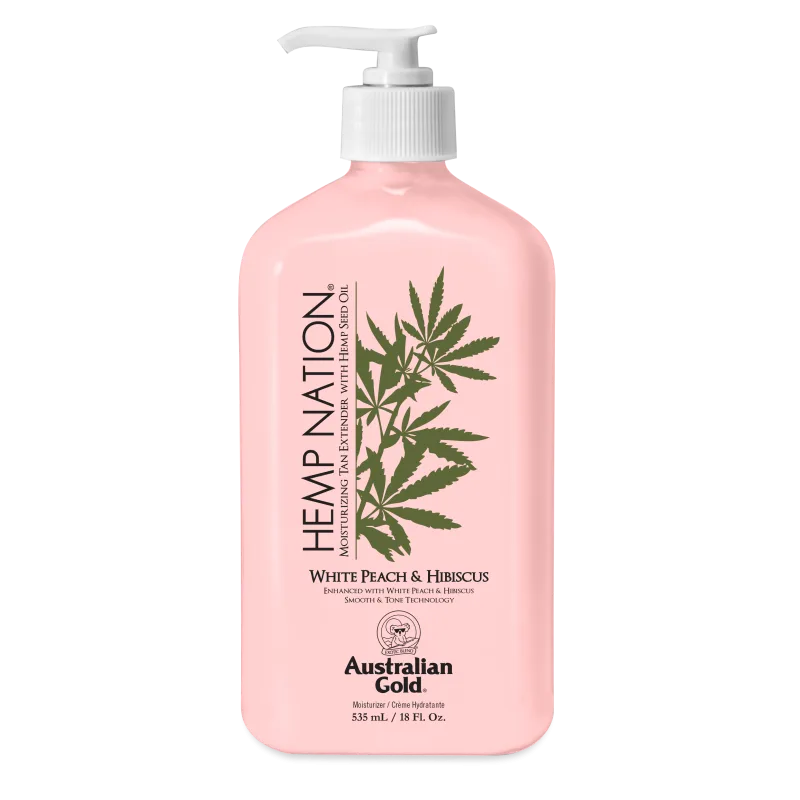 Australian Gold - Hemp Nation White Peach &amp; Hibiscus (535ml)