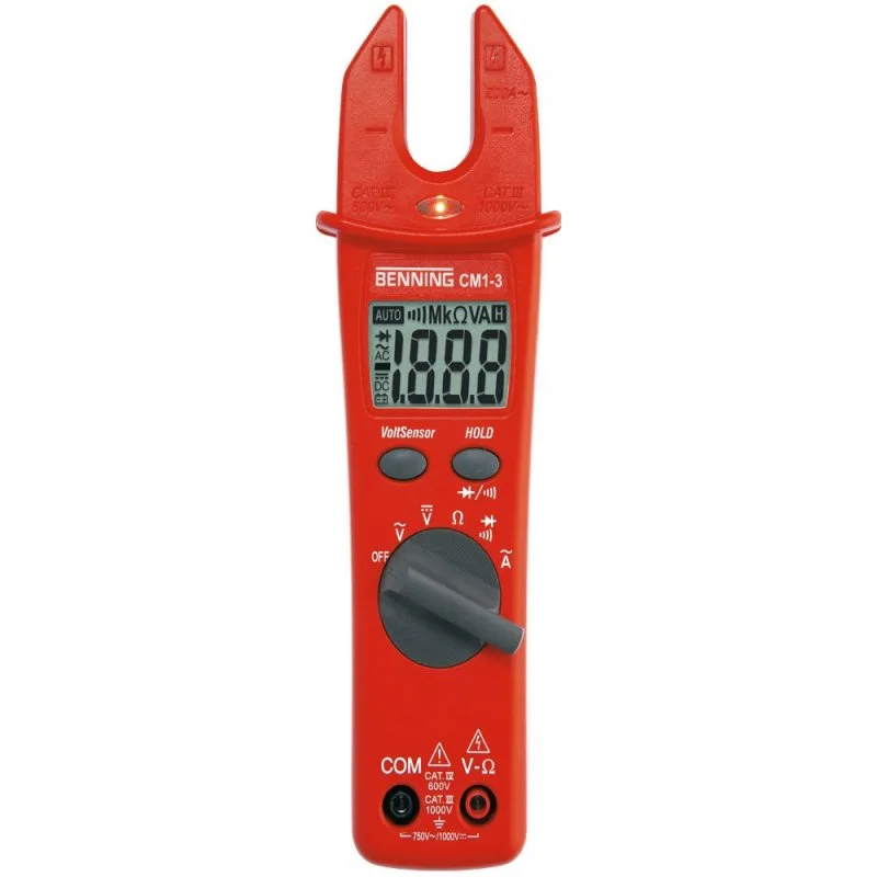 Benning CM 1-3 - Digitálny klieštový multimeter 200 A AC / 750 V AC