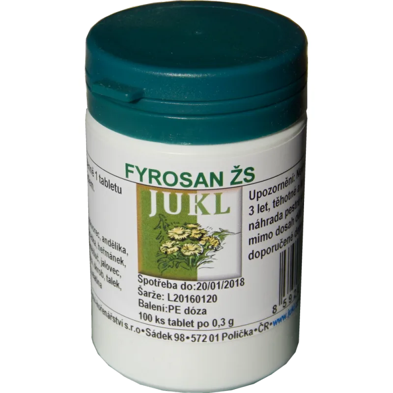 JUKL tablety Fyrosan ŽS