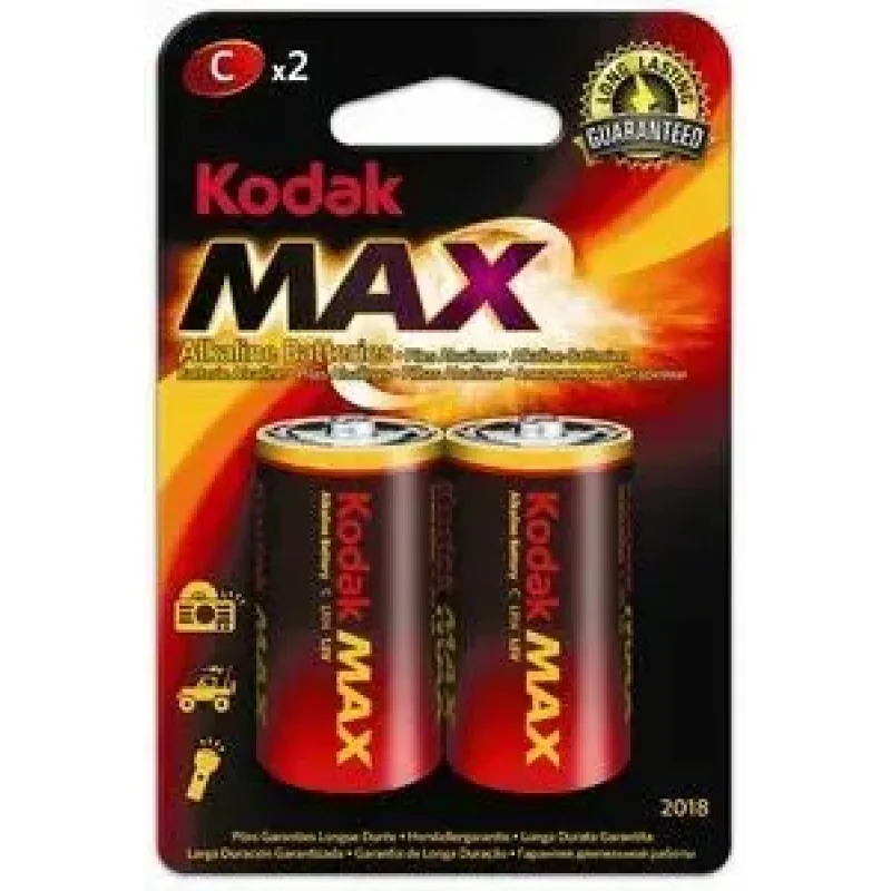 Batéria Kodak C Max Super Alkaline 2ks/bal