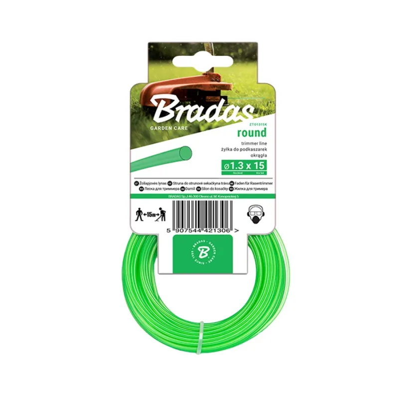 Žacie lanko - TRIMMER - 2,4 mm x 15 m - prierez okrúhly