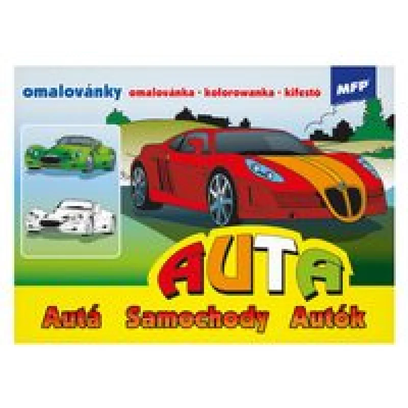 Omaľovánky A5 Autá MFP 5300266