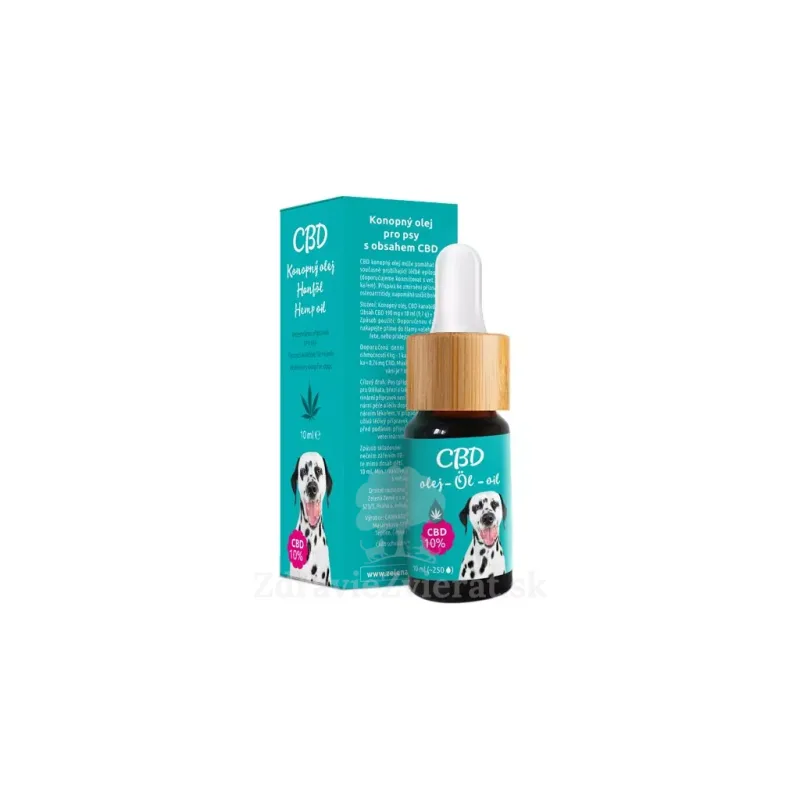 Zelená Země CBD olej pre psov 10%, 10 ml