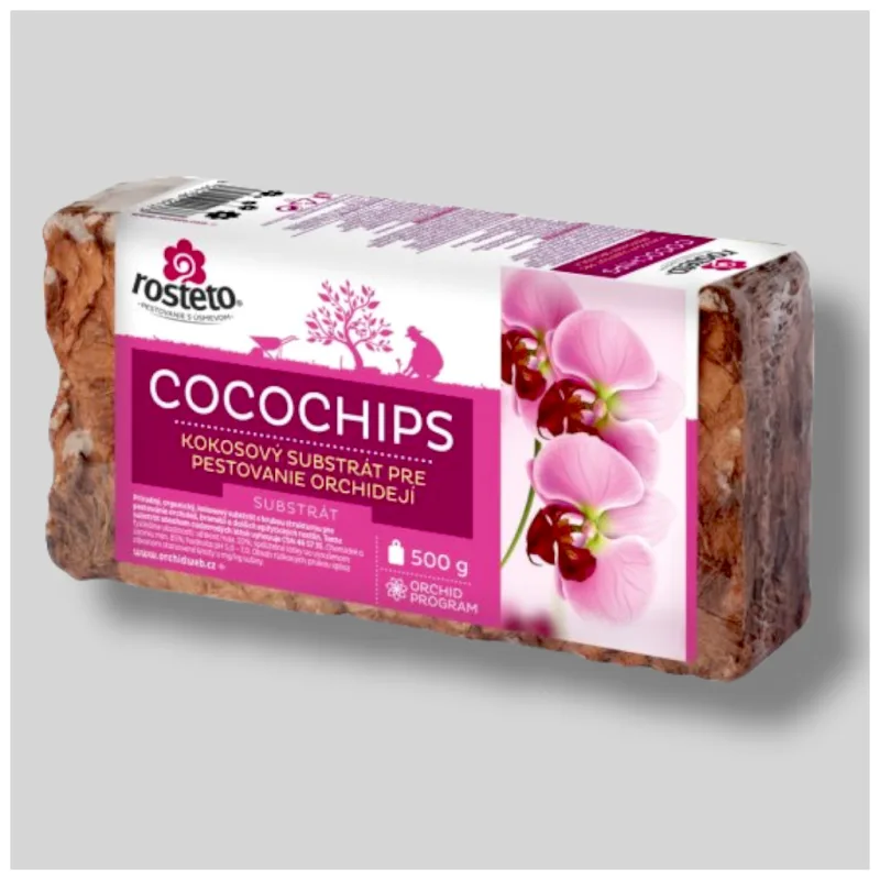 ROSETO - KOKOSOVÝ SUBSTRÁT - PRE PESTOVANIE ORCHIDEÍ (500 G)