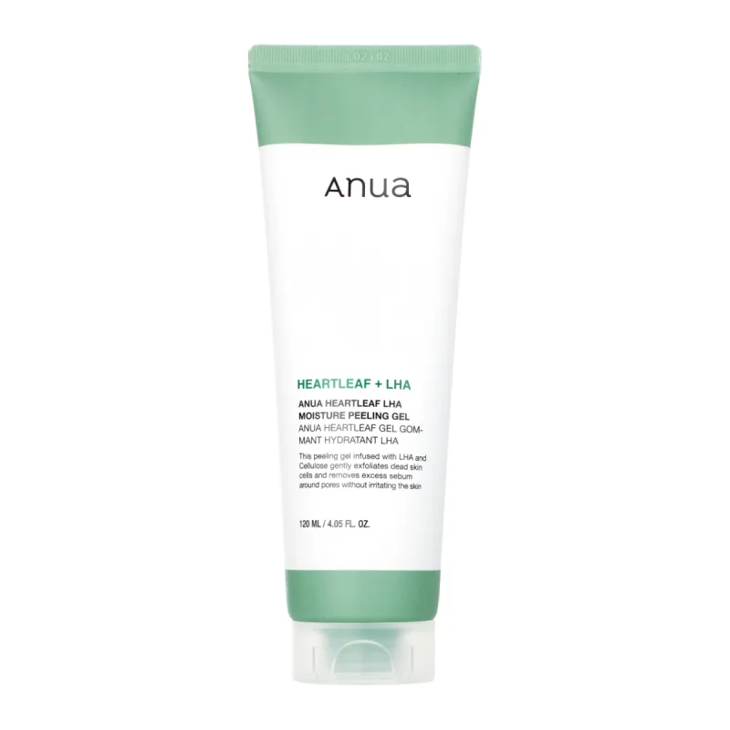 Anua Heartleaf LHA Moisture Peeling Gel Jemný exfoliačný gél s Houttuynia Cordata a LHA 120 ml