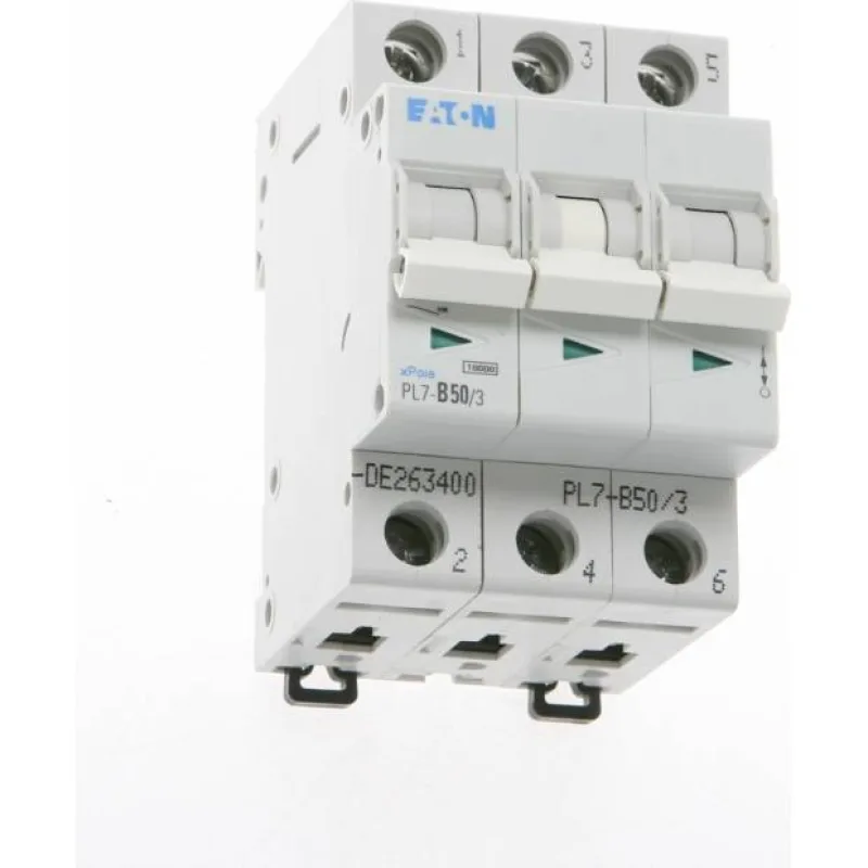 PL7-B50/3 třífázový jistič 10kA Eaton