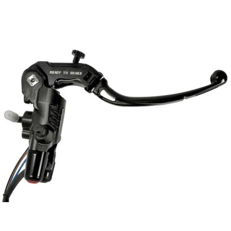 Black Ready to Brake Radial Brake/Clutch Master Cylinder Kit + Key Button Panel ACCOSSATO KITA31