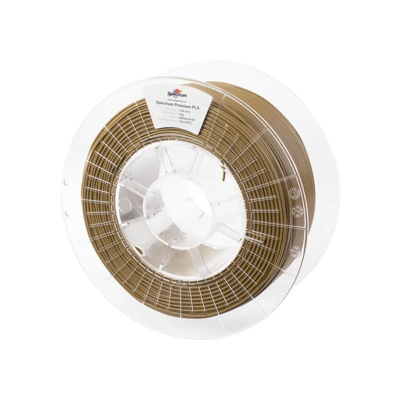 Filament SPECTRUM / PLA PREMIUM / MILITARY KHAKI / 1,75mm / 1 kg