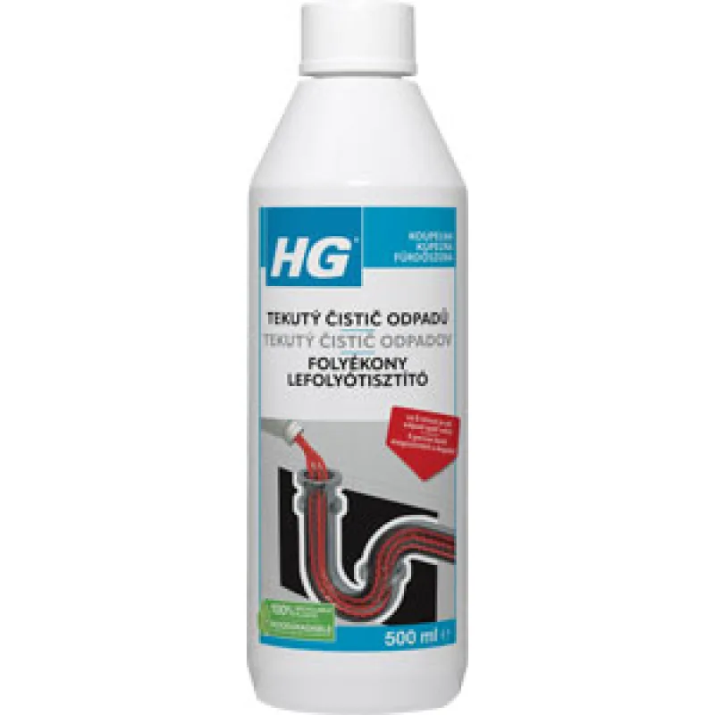 HG tekutý čistič odpadov 500 ml