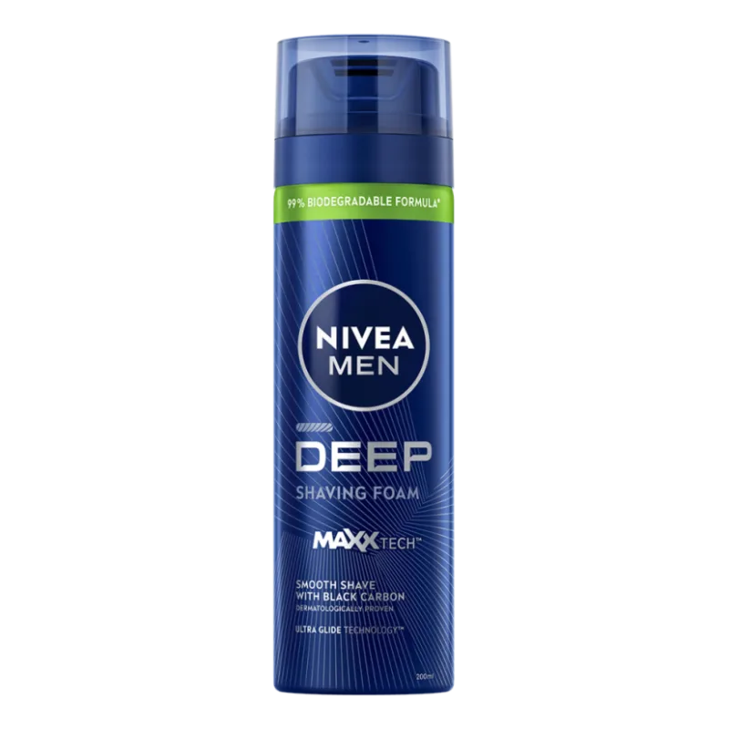 NIVEA MEN Deep pena na holenie 200 ml