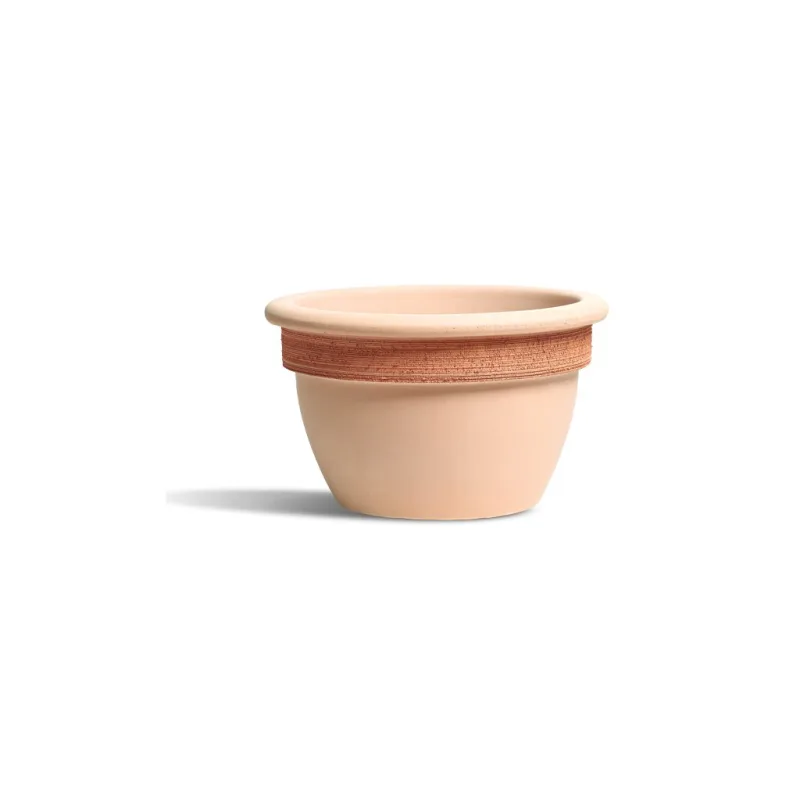 Kvetináč hlinený CAMPANELLA 27cm terakota piesková