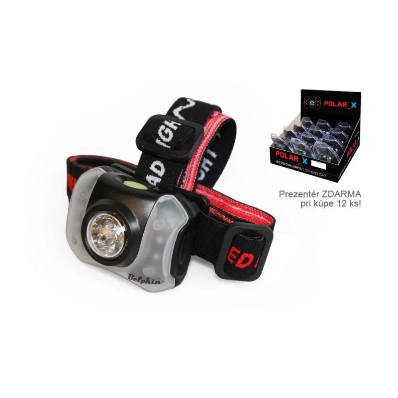 Čelová lampa Delphin POLAR_X