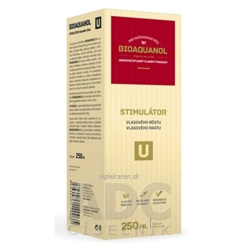 BIOAQUANOL U stimulátor vlasového rastu 1x250 ml