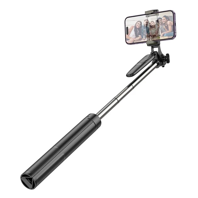 Selfie tyč Hoco Tripod s bezdrôtovým diaľkovým ovládaním K19 Black