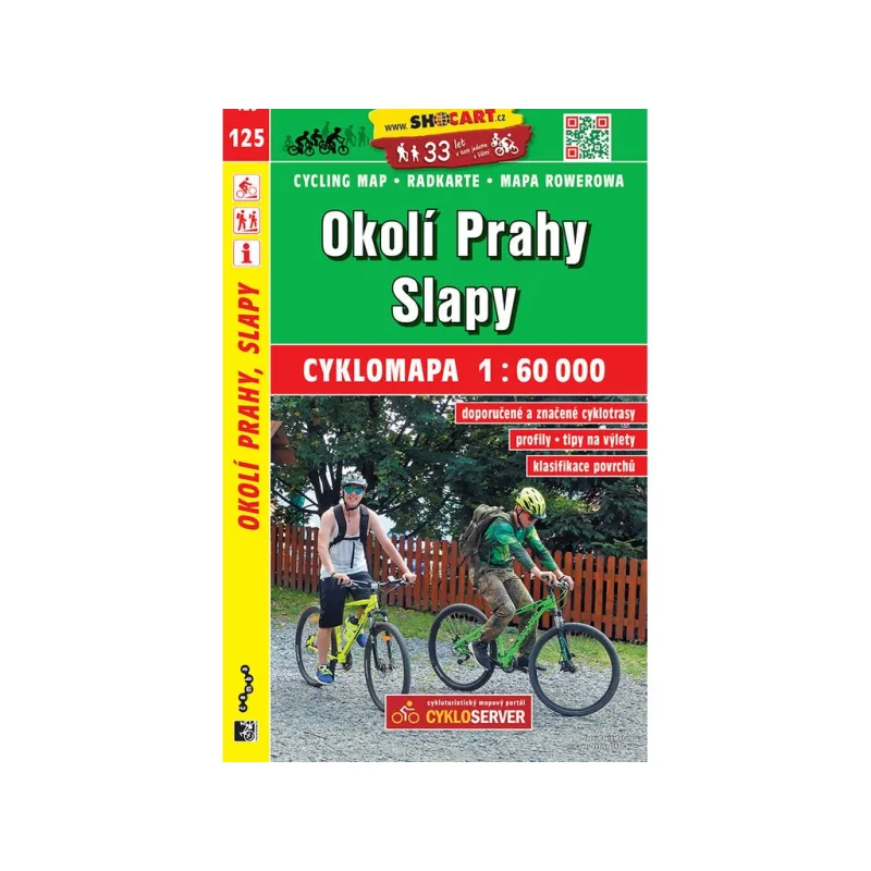 125 Okolí Prahy, Slapy 1 : 60 000