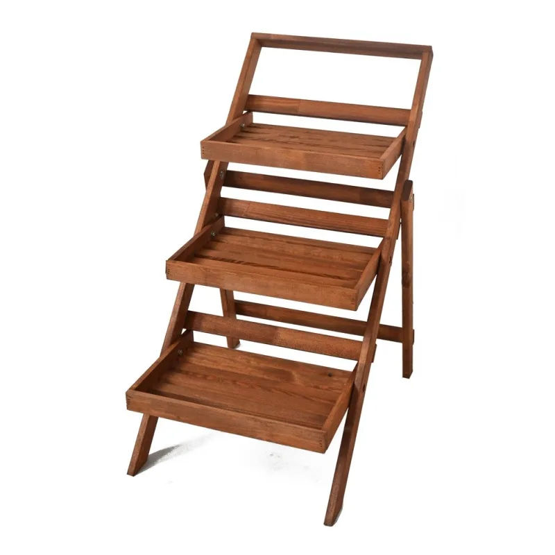 Kvetináč schůdkový - hnedý ROJAPLAST - domshop.sk