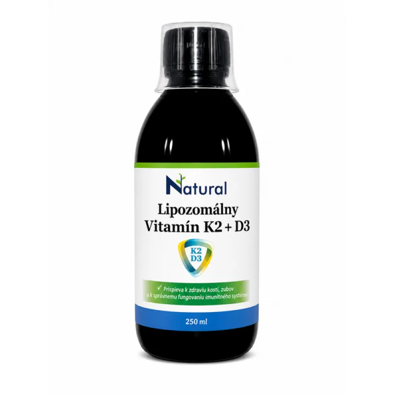 Lipozomálny Vitamín K2 + D3 - 250 ml