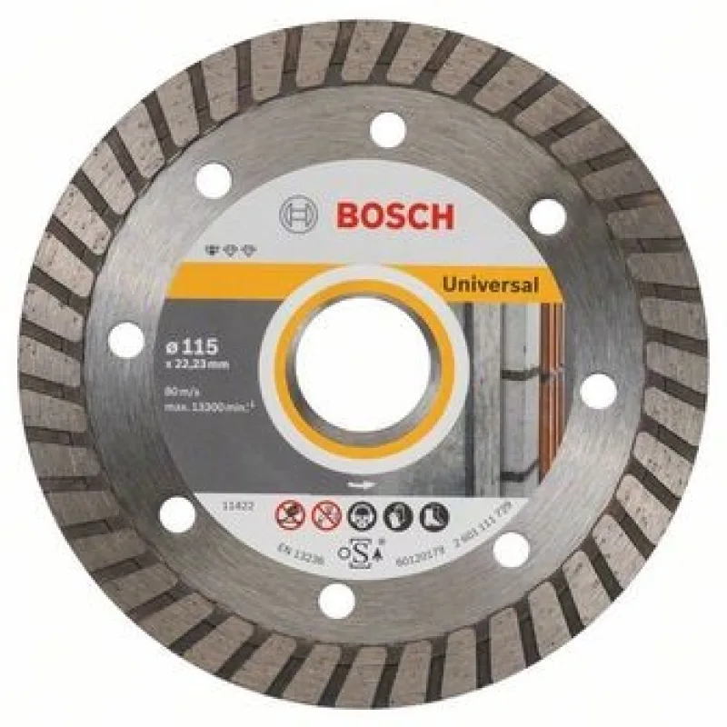 BOSCH Diamantový deliaci kotúč Standard for Universal Turbo 125 x 22,23 x 2 x 10 mm 2608602394